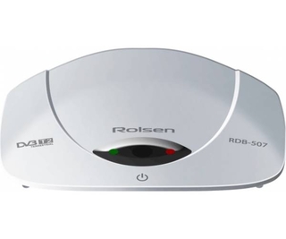 Ресивер DVB-T2 Rolsen RDB-507 белый