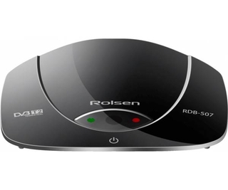 Ресивер DVB-T2 Rolsen RDB-507 черный