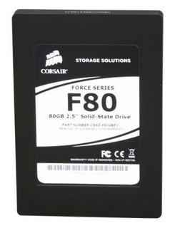 Флеш драйв Corsair 2.5" 80Gb Force S 285MB/s R 275MB/s W, 2.5” to 3.5” CSSD-F80GBP2-BRKT
