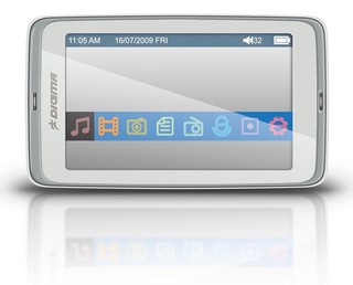 Плеер Flash Digma Insomnia3 8Gb FM 3" TFT display white