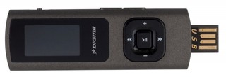 Плеер Flash Digma MP610 4Gb FM Чёрный
