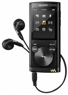Плеер Flash Sony NWZE453B 4Gb черный