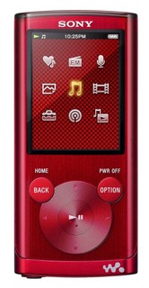 Плеер Flash Sony NWZS544R 8Gb D&D красный