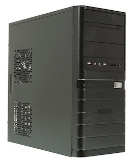 Корпус FORMULA FN-241P black 450W ATX SECC 2*USB audio 80mm fan
