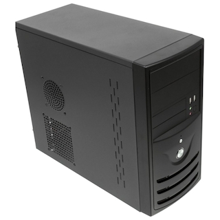 Корпус FORMULA FM-501D black 400W mATX  2*USB audio 80mm fan