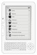 Электронная книга Digma q600 6 дюймов белая, чехол, Qwerty клавиатура, 2Gb