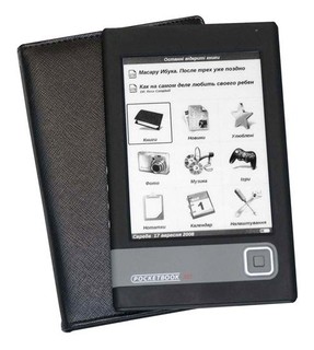 Электронная книга PocketBook 301 Plus (lingvo) черный чехол - неопреновая сумка