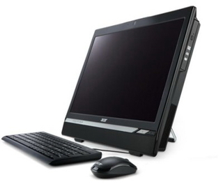 Моноблок Acer Aspire Z1220 20.1" HD+ E2 1800/4Gb/500Gb/HD7340D/DVDRW/MCR/Win8/WiFi/Web/клавиатура/мы