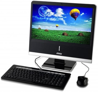 Моноблок MSI AP1920-234RU 18.5" HD Atom D525/2Gb/320Gb/IntHDG/DVDRW/WiFi/Web/MCR/kb/m/DOS