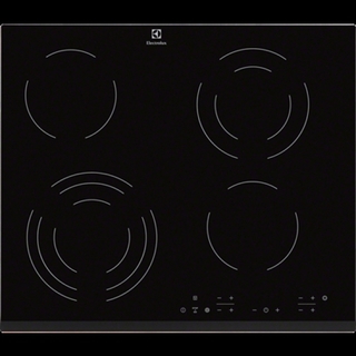 Варочная поверхность Electrolux EHF6343FOK (стеклокерамика, цвет: чёрный)