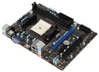 Материнская плата MSI A55M-E33 sFM2 /AMD A55/ 2xDDR3,PCI-E,VGA,DVI,SATA3,GbLan,mATX