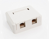 Розетка KRAULER RJ45 кат.5е 8P8C KRONE (двойная)