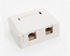 Розетка KRAULER RJ45 кат.5е 8P8C KRONE (двойная)