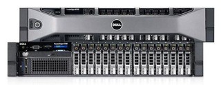 Сервер Dell PE R720 2xE5-2630 2.3/16G(2x8 2RLVRDIM 1.3)/SAS 2x300GB 15K3.5"/RW/H710/iDR7En/2RPS/3YP