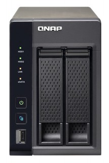 Сетевой накопитель Qnap TS-269L 2-мя отсеками для жестких дисков Intel Atom 1.86 ГГц  RAID