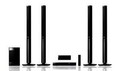 Домашний кинотеатр Pioneer BCS-424 (S-BD422 + XV-BD422B) 5.1ch 1100