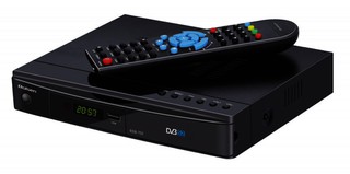 Ресивер DVB-S2 Rolsen RDB-702 Черный
