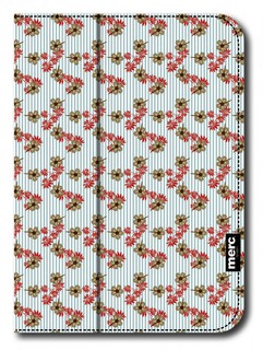 Чехол Merc fabric folio Flower для Apple iPad mini красный