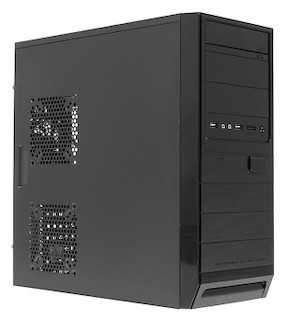 Корпус FORMULA FN-338C black 450W ATX SECC 2*USB audio 80mm fan