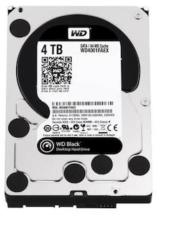 Жесткий диск WD Original SATA-III 4Tb WD4001FAEX (7200rpm) 64Mb 3.5"