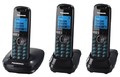 Р/Телефон Dect Panasonic KX-TG5513RUB (черный, 3 трубки)