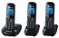 Р/Телефон Dect Panasonic KX-TG5513RUB (черный, 3 трубки)