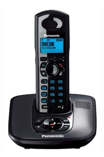 Р/Телефон Dect Panasonic KX-TG6481RUT (пылевлагозащищенный, темно-серый металлик)