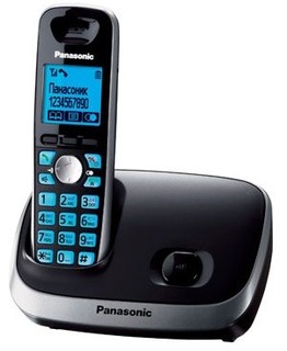 Р/Телефон Dect Panasonic KX-TG6511RUT (темно-серый металлик)