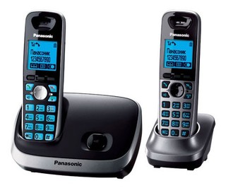 Р/Телефон Dect Panasonic KX-TG6512RU1 (черный+серый)