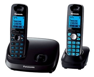 Р/Телефон Dect Panasonic KX-TG6512RU3 (титан+черный)