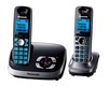 Р/Телефон Dect Panasonic KX-TG6522RU1 (серый металлик, 2 трубки, автоответчик)