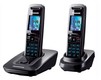 Р/Телефон Dect Panasonic KX-TG8412RUT (темно-серый металлик, 2 трубки)