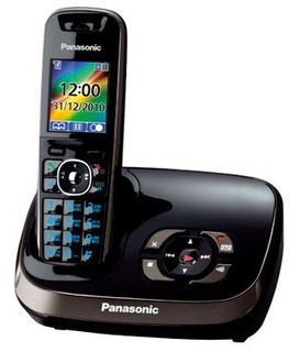 Р/Телефон Dect Panasonic KX-TG8521RUB (черный, автоответчик)