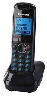 Р/Телефон Dect Panasonic KX-TGA551RUB (трубка к телефонам серии KX-TG55хx, черный)