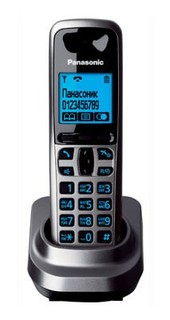 Р/Телефон Dect Panasonic KX-TGA641RUM (трубка к телефонам серии KX-TG64xx, серый металлик)