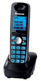 Р/Телефон Dect Panasonic KX-TGA651RUB (трубка к телефонам серии KX-TG65xx, черный)