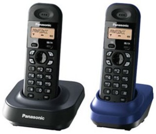 Телефон Panasonic Dect KX-TG1402RU4 (2 трубки - серая и синяя)