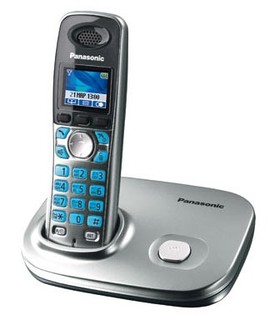 Телефон Panasonic Dect KX-TG8011RUS (серебристый)