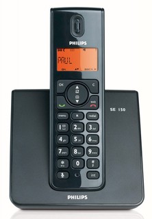 Р/Телефон Dect PHILIPS SE1501 (Черный)