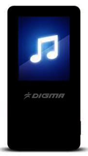 Плеер Flash Digma T2 8Gb Black 1.8" FM Dic MicroSDHC HedPh WMA Txt Vid AVI /TOUCH SCREEN/AMV/MP3/WMA