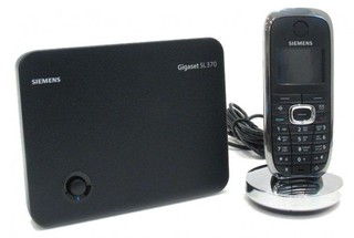 Телефон Siemens Dect Gigaset SL370 opal black