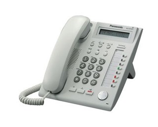 Телефон Panasonic KX-DT321RU (цифр. сист. телефон, 1-стр. дисплей) белый