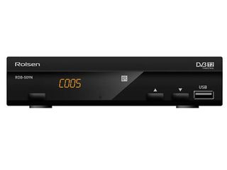 Ресивер DVB-T2 Rolsen RDB-509N