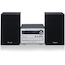 Микросистема Hi-Fi Panasonic SC-PM04EE-S черный с серебром USB, Aux,M-Shape