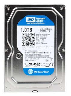 Жесткий диск WD SATA-III 1Tb WD10EZEX (7200rpm) 64Mb 3.5"