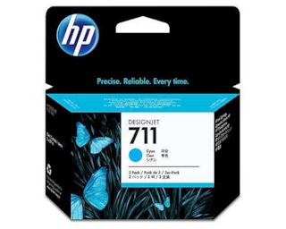 Картридж струйный HP 711 голубой для HP Designjet T120/T520 ePrinter series 29 мл