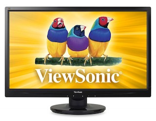 Монитор ViewSonic 21.5" VA2246-LED Glossy-Black FullHD LED 5ms 16:9 DVI 10M:1 250cd