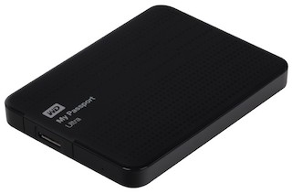 Жесткий диск WD Original USB 3.0 1Tb WDBJNZ0010BBK-EEUE MY PASSPORT ULTRA (5400rpm) 2.5" черный