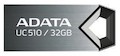 Флеш Диск USB 2.0 32Gb A-Data UC510 AUC510-32G-RTI титан