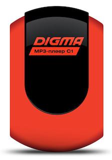 Плеер Flash Digma C1 4Gb orange FM HedPh WMA \MP3\WMA\Clip